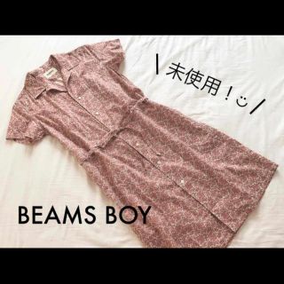 ビームスボーイ(BEAMS BOY)の◎BEAMS BOY◎ ペイズリー柄シャツワンピース 半袖(ひざ丈ワンピース)