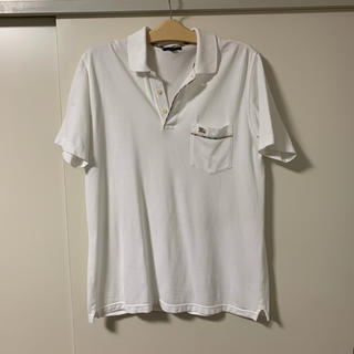 バーバリー(BURBERRY)のバーバリーロンドン ポロシャツ ノヴァチェック ホワイト(ポロシャツ)