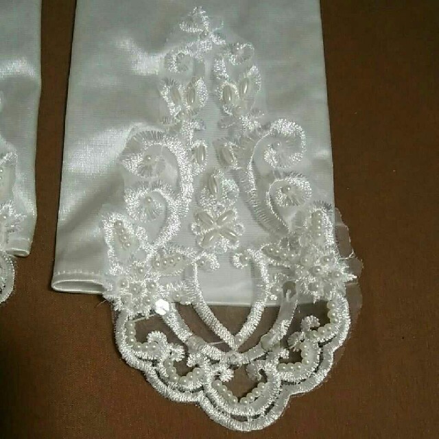 ウェディンググローブ 結婚式 レディースのフォーマル/ドレス(ウェディングドレス)の商品写真