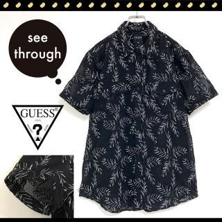 ゲス(GUESS)のGUESS LOS ANGELS★メタリック刺繍★シースルー★半袖シャツ(シャツ)