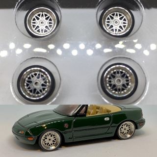 送料込 1/64 CUSTOM ALLOY WHEEL 一台分 08(ミニカー)