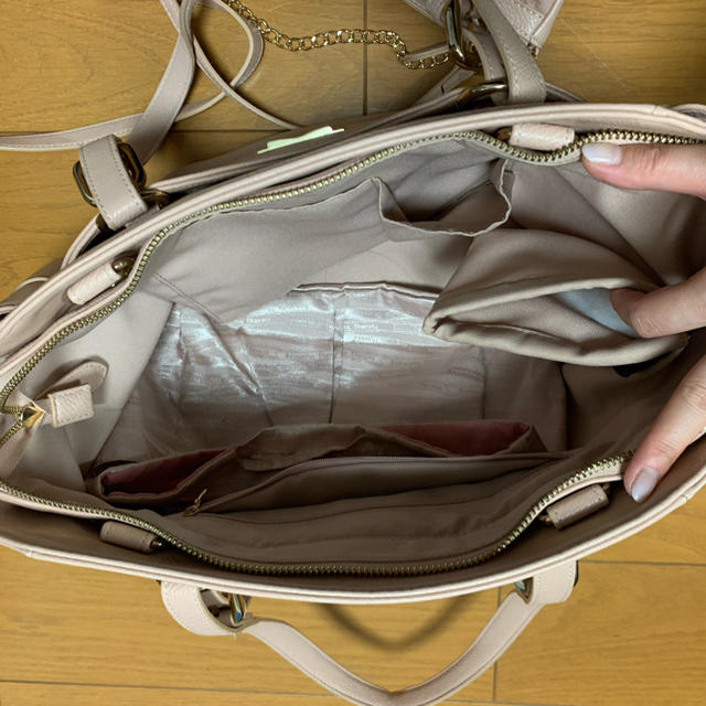 Samantha Thavasa(サマンサタバサ)のサマンサ タバサ　トートバッグ　ショルダーポーチ付 レディースのバッグ(トートバッグ)の商品写真