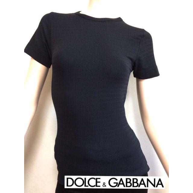 DOLCE&GABBANA(ドルチェアンドガッバーナ)のDOLCE & GABBANA ALLロゴ　Tシャツ レディースのトップス(Tシャツ(半袖/袖なし))の商品写真