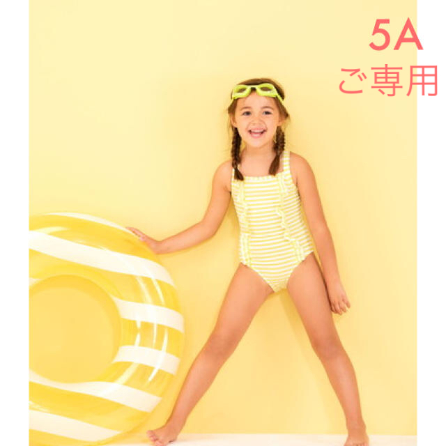 PETIT BATEAU(プチバトー)の＊ご専用＊新品未使用  プチバトー  シアサッカー  ワンピース水着  5ans キッズ/ベビー/マタニティのキッズ服女の子用(90cm~)(水着)の商品写真