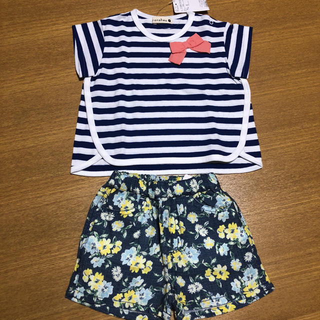 Branshes(ブランシェス)のボーダーTシャツ キッズ/ベビー/マタニティのキッズ服女の子用(90cm~)(Tシャツ/カットソー)の商品写真