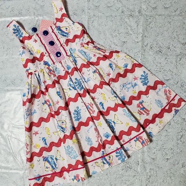 シャーリーテンプル☆おさかなptサンドレス - ワンピース