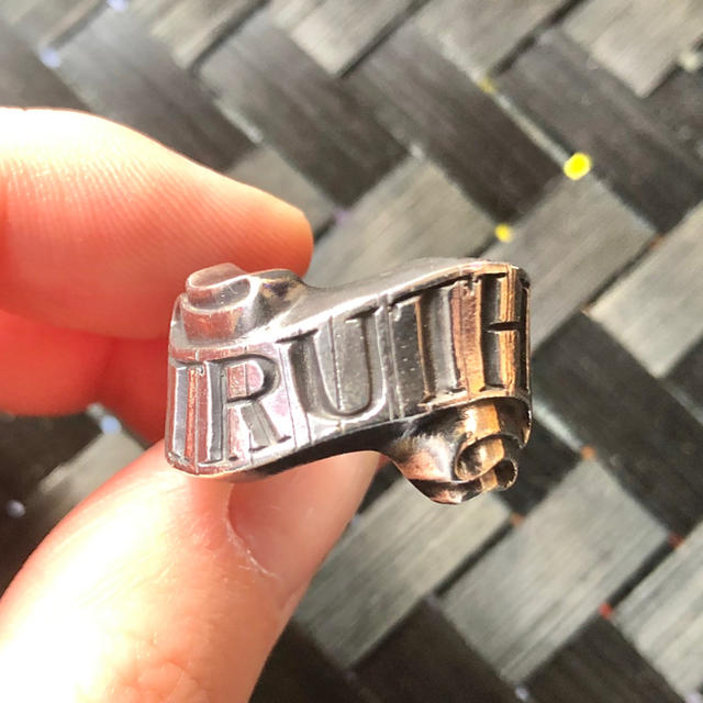 【CMW】メッセージ リング　TRUTH #10 メンズのアクセサリー(リング(指輪))の商品写真