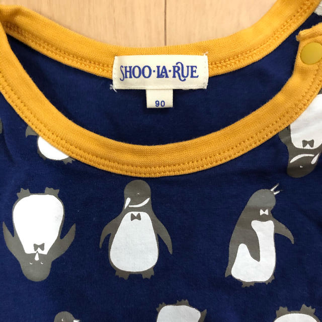 SHOO・LA・RUE(シューラルー)のシューラルー　ペンギン柄　半袖　90 キッズ/ベビー/マタニティのキッズ服男の子用(90cm~)(Tシャツ/カットソー)の商品写真