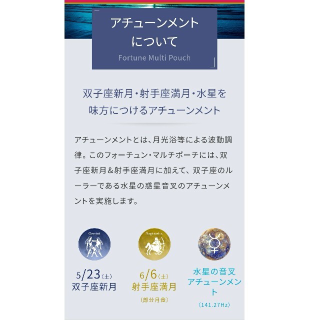 低価超特価】 ☆RINO777様専用ページ 月星座ルナロジー フォーチュン