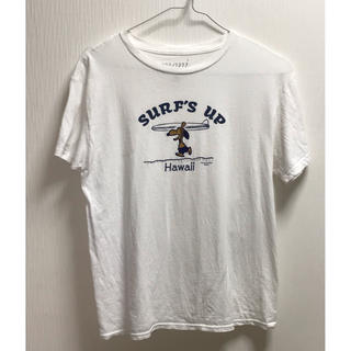 スヌーピー(SNOOPY)のＭサイズ サーフアップスヌーピー  ハワイ限定(Tシャツ(半袖/袖なし))