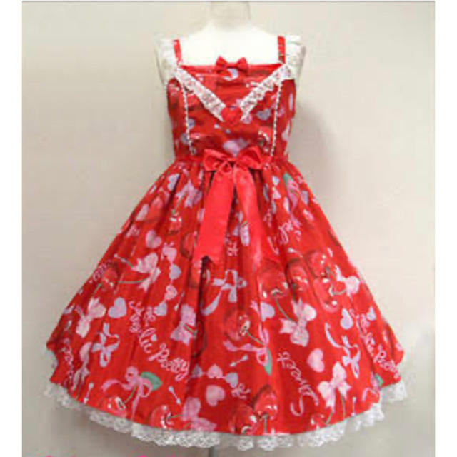 【史上最も激安】飲料/酒7/15中までお取り置き・ひな様専用♡Wrapping Cherry JSK
