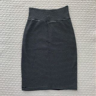 アメリカンアパレル(American Apparel)のAmericanApparel ボーダースカート(ひざ丈スカート)