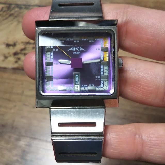 ALBA(アルバ)のALBA☆AKA  パープル メンズの時計(腕時計(アナログ))の商品写真