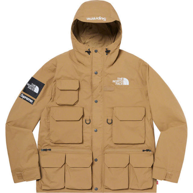 supreme the north face cargo jacket タン S