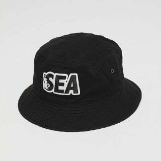 シー(SEA)のFR2 wind and seaコラボ バケットハット　black (ハット)