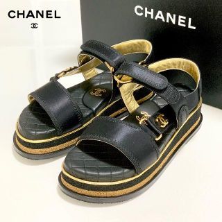 CHANEL - 1620 超レア 美品 シャネル マトラッセ スポーツサンダルの