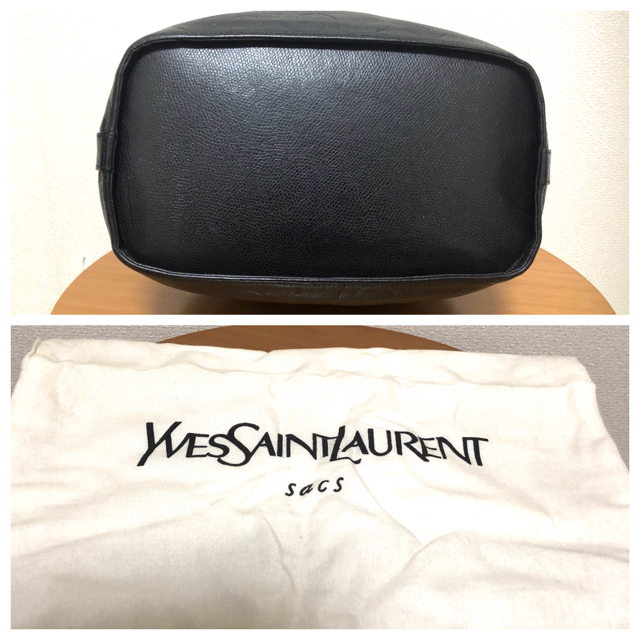 Saint Laurent(サンローラン)のサンローラン 黒レザー ショルダーバッグ 確認用 レディースのバッグ(ショルダーバッグ)の商品写真