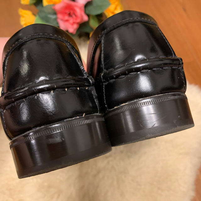 HARUTA(ハルタ)のHARUTA ローファー 黒　ハルタ　型番304 天然皮革　本革　25cm EE レディースの靴/シューズ(ローファー/革靴)の商品写真