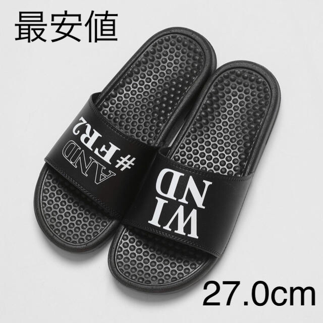 WIND AND SEA × #FR2 Shower Sandal 27.0cm