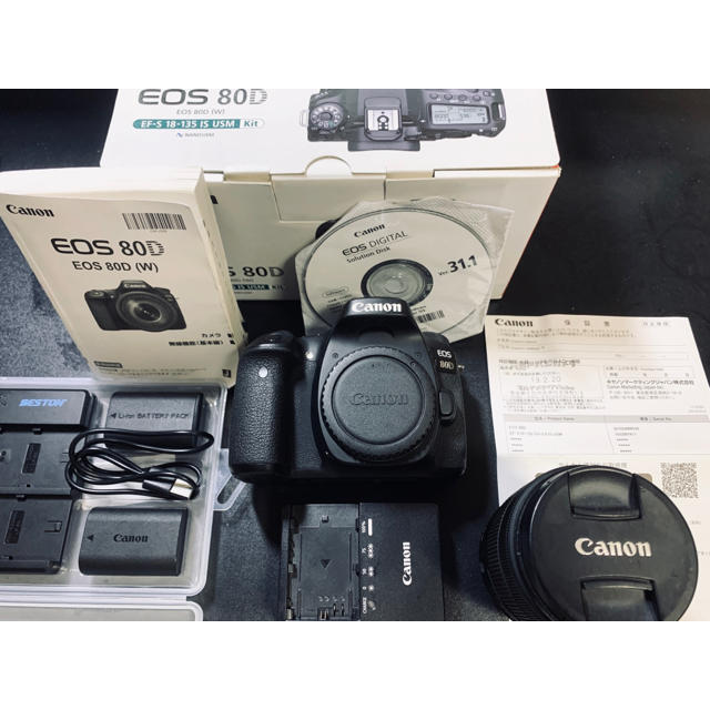 Canon EOS 80D EF-S 18-135 Kit / 保証書有商品の説明