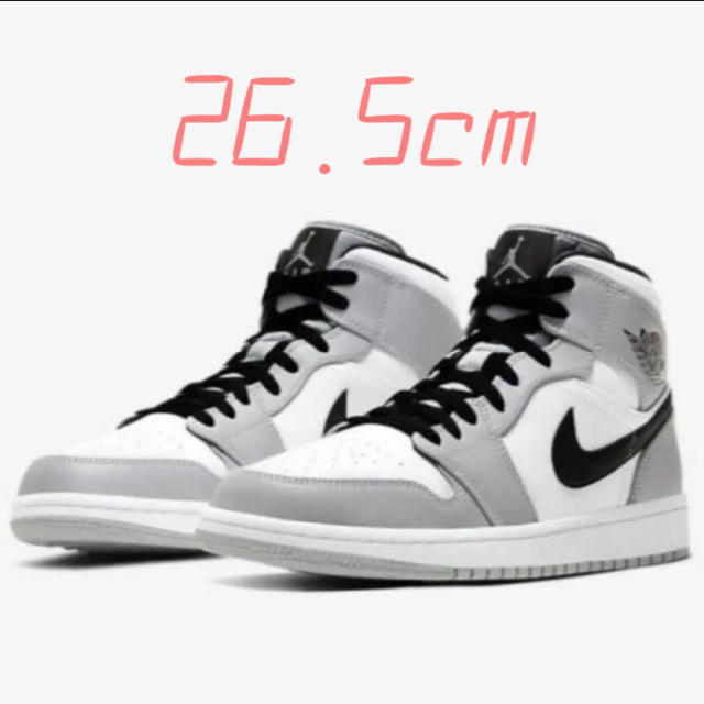 NIKE AIR JORDAN 1 MID SMOKE GREY 26.5