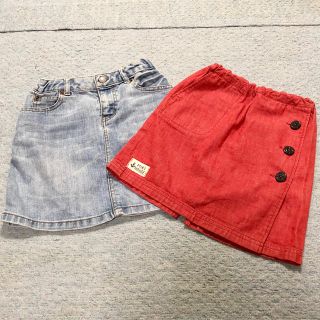 ユニクロ(UNIQLO)の女の子用デニムスカート(スカート)