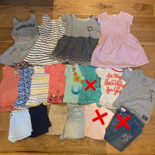 ベビーギャップ(babyGAP)の優★優様専用【まとめ売り】女の子　夏物　100〜110㎝　15点セット(Tシャツ/カットソー)