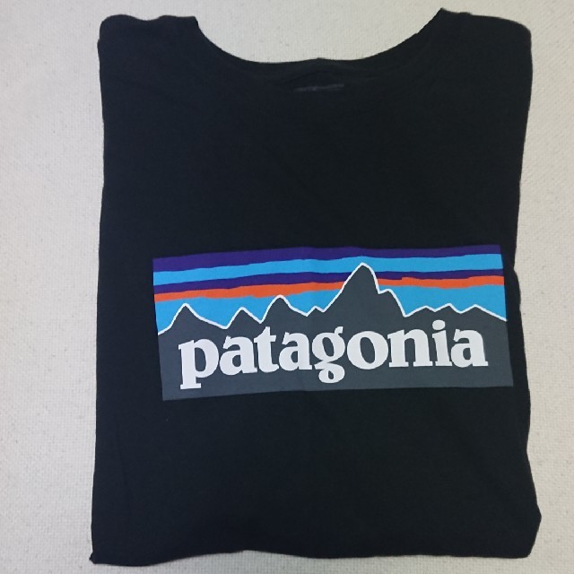 patagonia(パタゴニア)の美品 パタゴニア ボーイズロゴTシャツ レディースのトップス(Tシャツ(半袖/袖なし))の商品写真