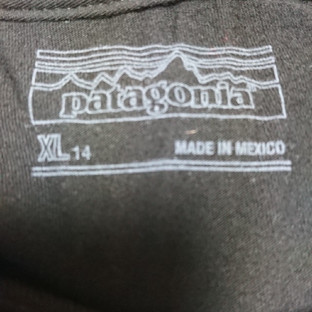 patagonia(パタゴニア)の美品 パタゴニア ボーイズロゴTシャツ レディースのトップス(Tシャツ(半袖/袖なし))の商品写真