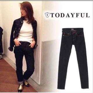 トゥデイフル(TODAYFUL)の【美品】トゥデイフル CARRY's Denim TODAYFUL デニムパンツ(デニム/ジーンズ)