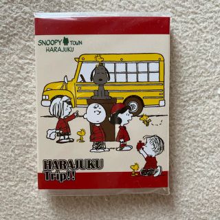 スヌーピー(SNOOPY)のスヌーピータウン原宿限定　パタパタメモ(キャラクターグッズ)