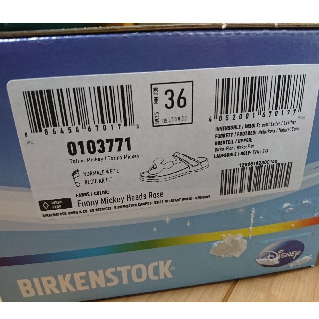 BIRKENSTOCK(ビルケンシュトック)のビルケンシュトック ディズニーコラボ トフィーノ 36 23cm～23.5cm レディースの靴/シューズ(サンダル)の商品写真