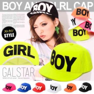 BOY AND GIRL CAP 黒(キャップ)