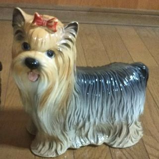な~様専用犬の置物ヨークシャーテリア親子 陶器製 の通販 by