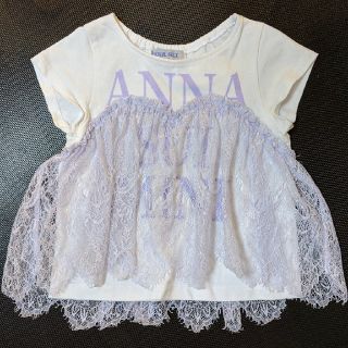 アナスイミニ(ANNA SUI mini)のしろたんたんさん専用ANNA SUImini　レースTシャツ　size100(Tシャツ/カットソー)