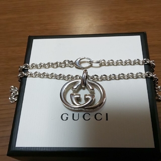グッチ(Gucci)のGUCCI  WGロゴ ネックレス シルバー925(ネックレス)