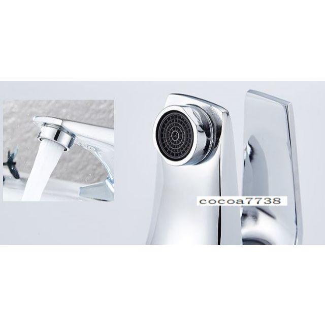 新品 混合水栓シングルレバー 蛇口 J9 洗面台 空室対策 洗面台 洗い場 インテリア/住まい/日用品のキッチン/食器(その他)の商品写真