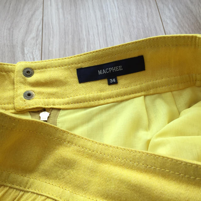 TOMORROWLAND(トゥモローランド)の【MACPHEE】リネンスカート レディースのスカート(ひざ丈スカート)の商品写真