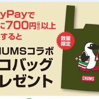 チャムス(CHUMS)のchums エコバッグ　pay pay キャンペーン(エコバッグ)
