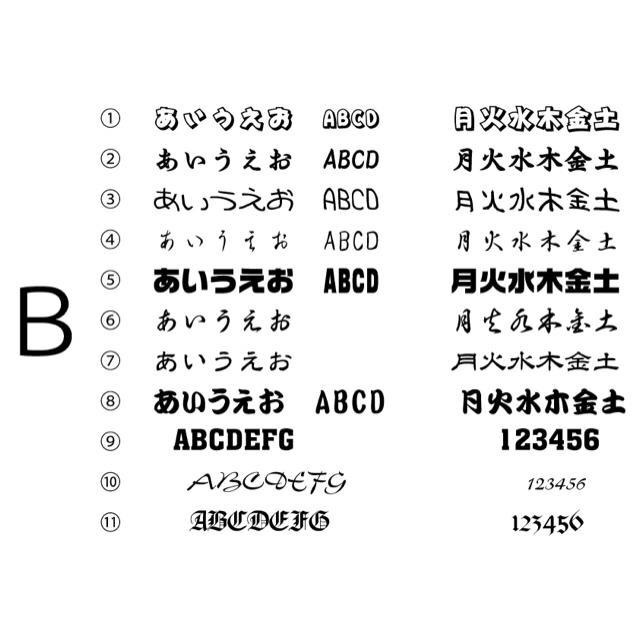 カッティングステッカー シール デカール 切り文字 作成 制作 作製 オリジナル 自動車/バイクのバイク(ステッカー)の商品写真