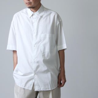 ワンエルディーケーセレクト(1LDK SELECT)のGraphpaper Broad Oversized S/S シャツ　white(シャツ)