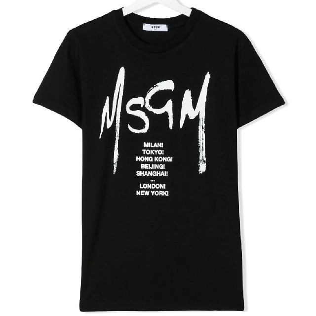 新品タグ付◇MSGM◆ロゴTシャツ◆グラフィティ◆14yrs◆キッズ◆大人OK◆