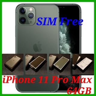 アップル(Apple)の【SIMフリー/新品未使用】iPhone11 Pro Max 64GB/グリーン(スマートフォン本体)