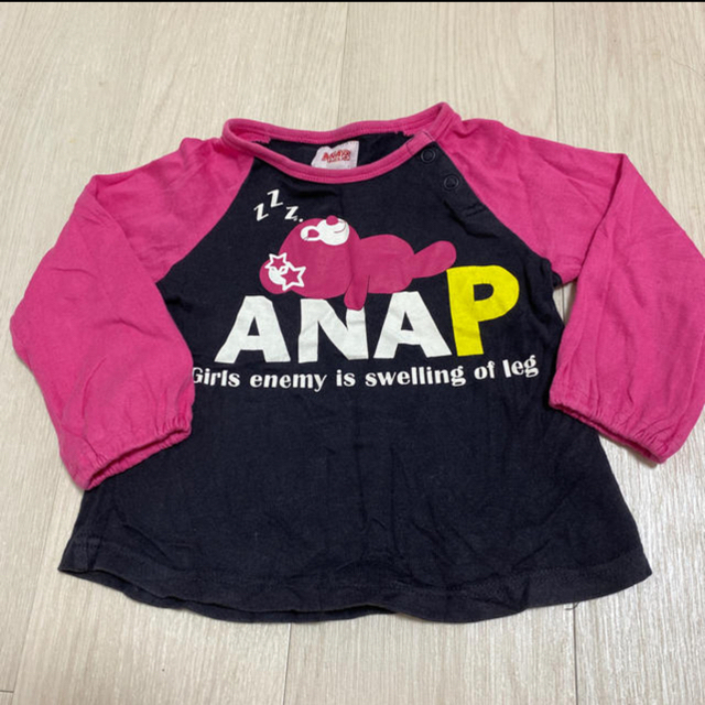 ANAP Kids(アナップキッズ)のANAP  kids ロゴTシャツ キッズ/ベビー/マタニティのキッズ服男の子用(90cm~)(Tシャツ/カットソー)の商品写真