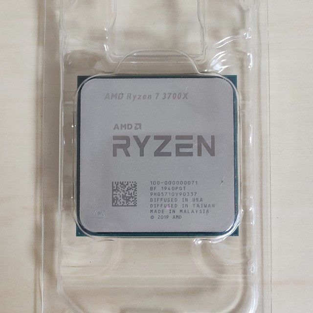 【美品】AMD Ryzen7 3700X 8コア 16スレッド 65W