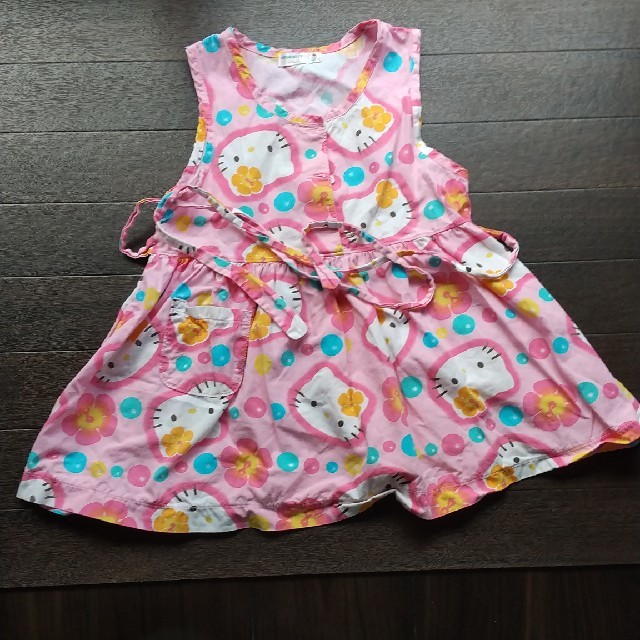 ハローキティ(ハローキティ)のワンピース ハローキティ キッズ/ベビー/マタニティのキッズ服女の子用(90cm~)(ワンピース)の商品写真