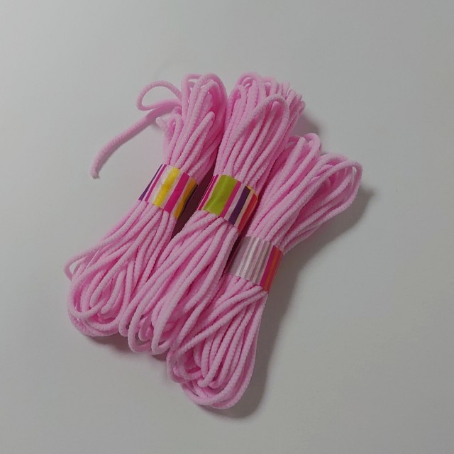 マスクゴム ピンク10メートル ハンドメイドの素材/材料(各種パーツ)の商品写真