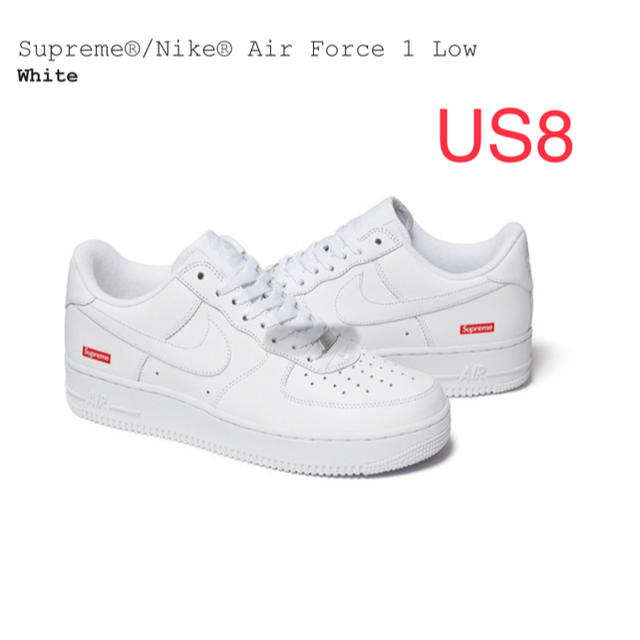 Supreme(シュプリーム)のSupreme Nike Air Force 1 26㎝ US8 af1 メンズの靴/シューズ(スニーカー)の商品写真