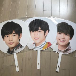 ジャニーズジュニア(ジャニーズJr.)の長尾謙杜　歴代団扇セット(アイドルグッズ)