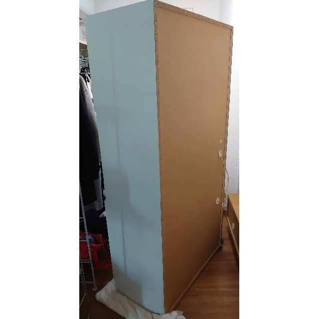 食器棚 キッチンボード ホワイト レンジ台 幅90ｘ奥行45ｘ高さ180cm 2